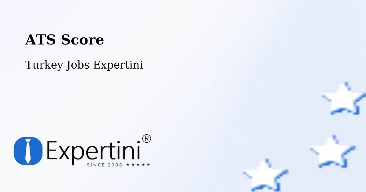 Resume ATS Score & Job Description Match Tool – Side - Turkey Jobs Expertini