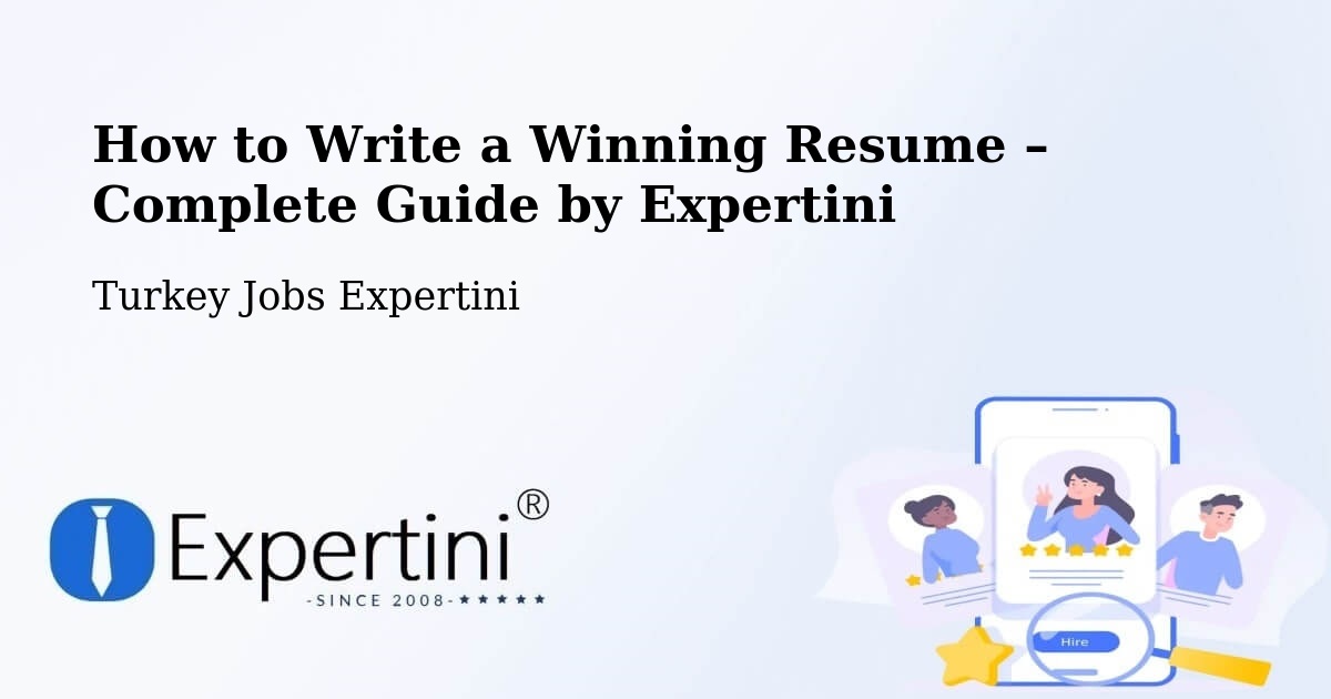 Resume Writing Guide for Job Seekers – Side - Side, Turkey Jobs Expertini