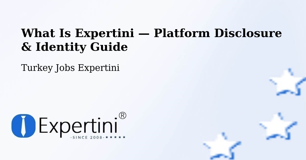 What Is Expertini — Platform Disclosure & Identity Guide – Side